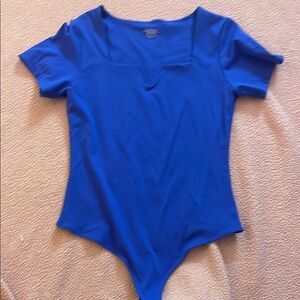 Blue Short Sleeve Bodysuit